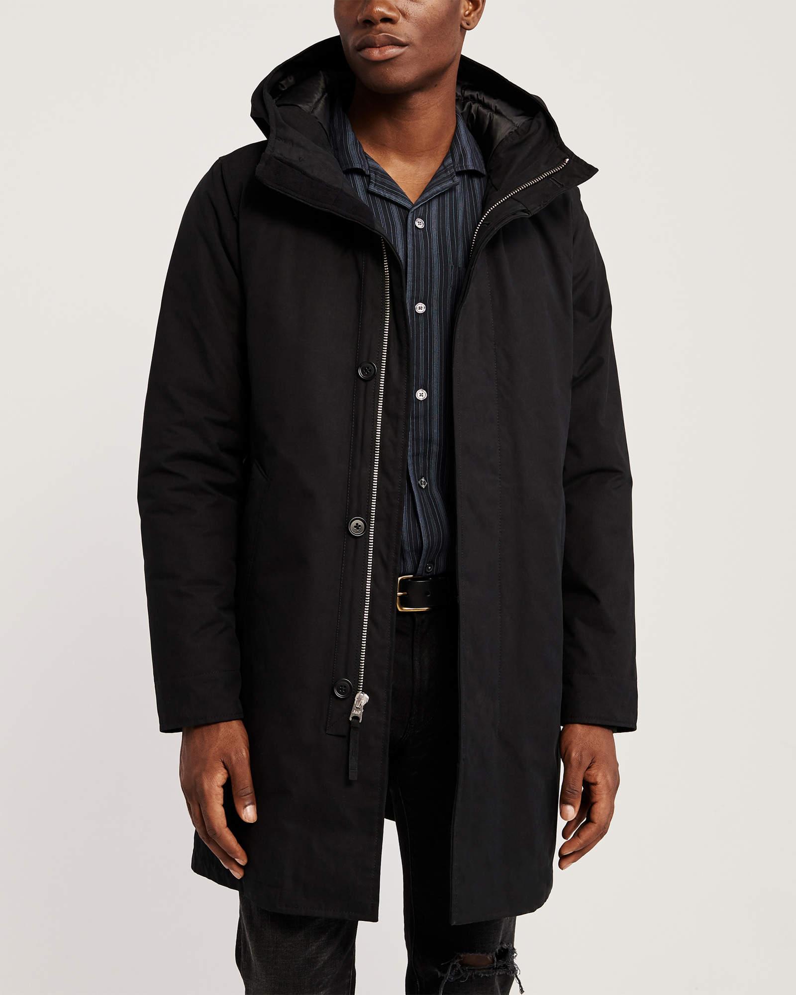 

Парка мужская - парка зимняя Abercrombie & Fitch AF7770M S Черный