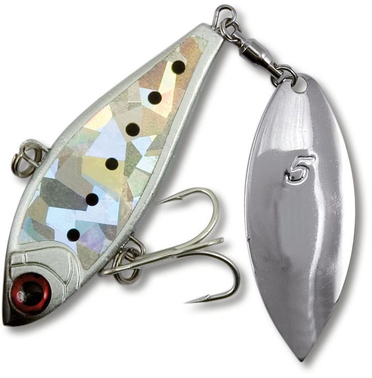 

Блесна Nomura Spinner Bait Metal Vib 38 г 6 см Multicolor Silver (NM69271006)