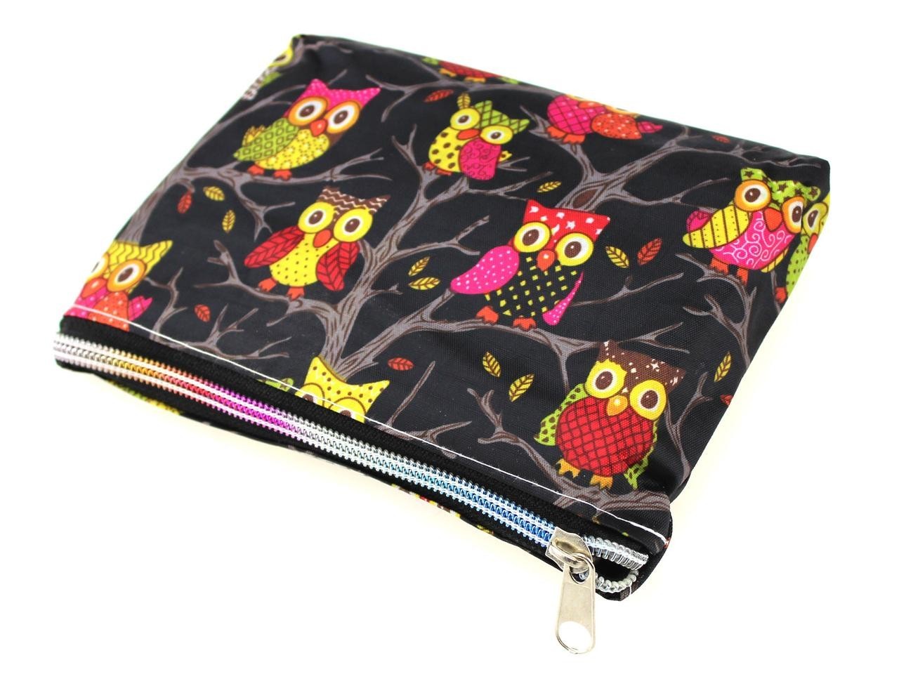 

Складная пляжная сумка MistressQueen косметичка совы черная (T8-WLS-6)