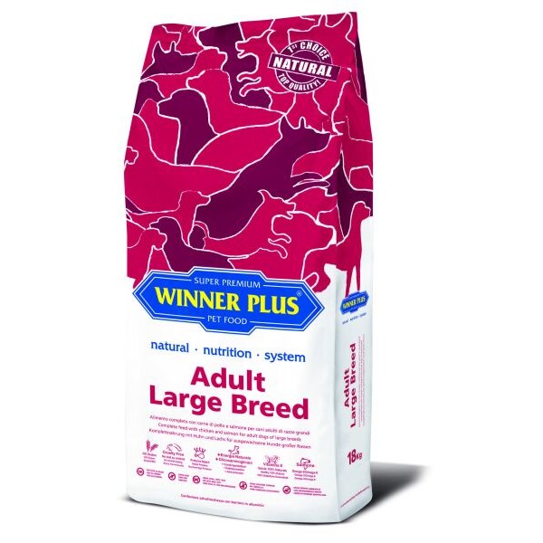 

Сухой корм для собак крупных пород Winner Plus Super Premium Adult Large Breed 18 кг