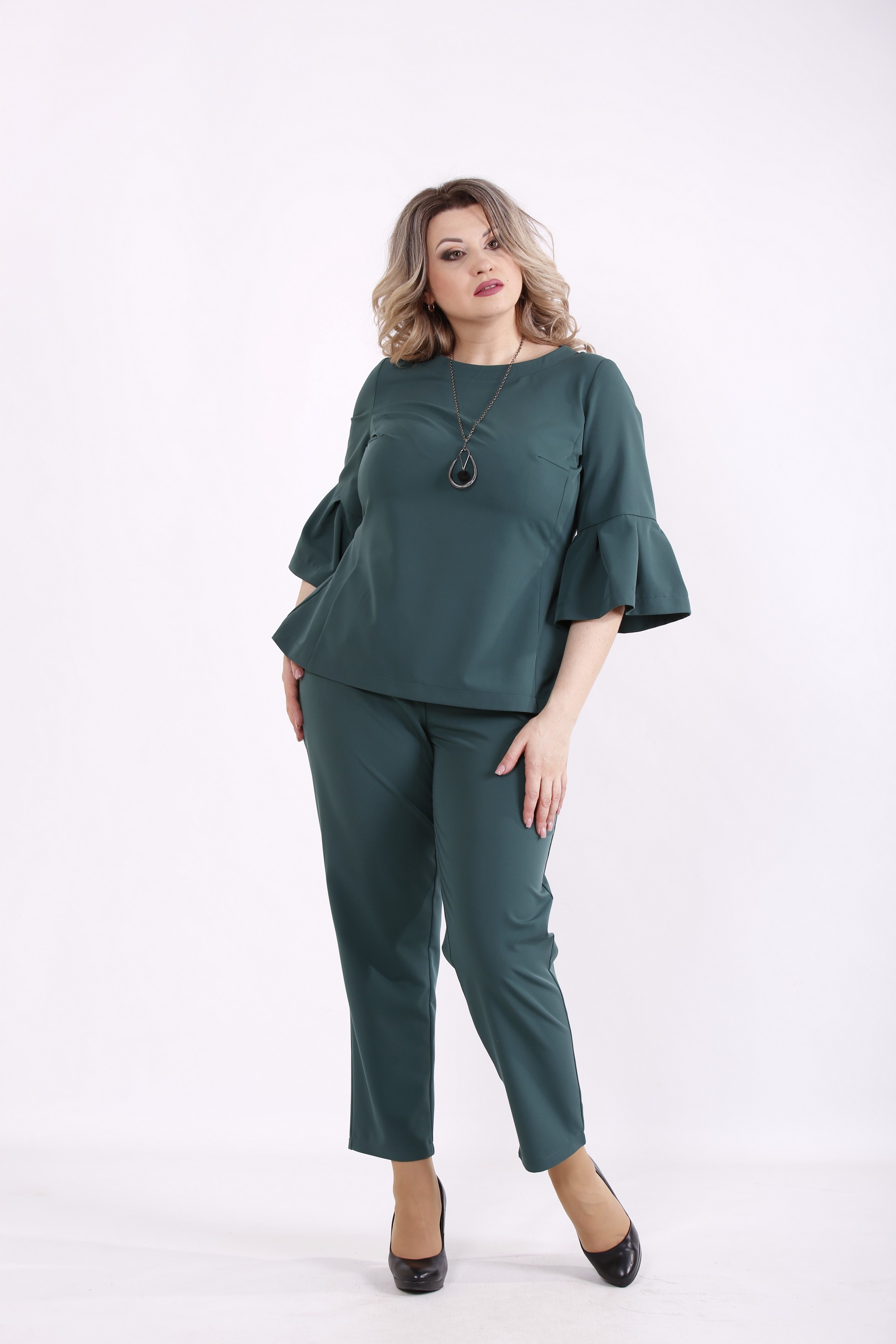 

Комплект: кофта и брюки GARRY-STAR 01437-1  Зеленый, Комплект: кофта и брюки GARRY-STAR 01437-1 60 Зеленый