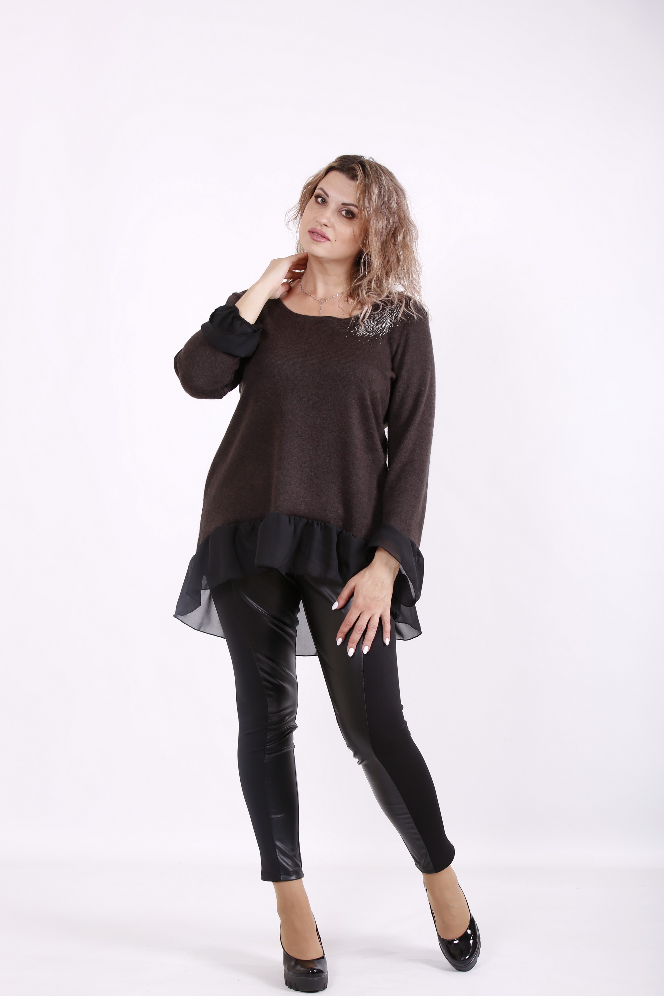 

Кофта GARRY-STAR 01594-2  Коричневый, Кофта GARRY-STAR 01594-2 46 Коричневый