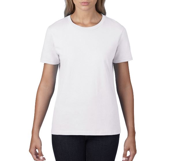 

Футболка Gildan Premium Cotton 4100L-000C XXL Белая