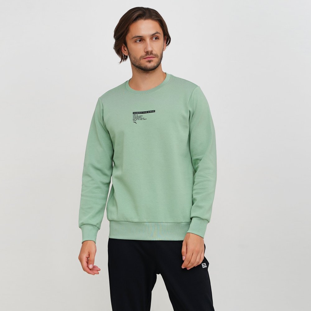 

Мужской свитшот Anta Sweatshirt Мятный 50 (ant852031716-5)