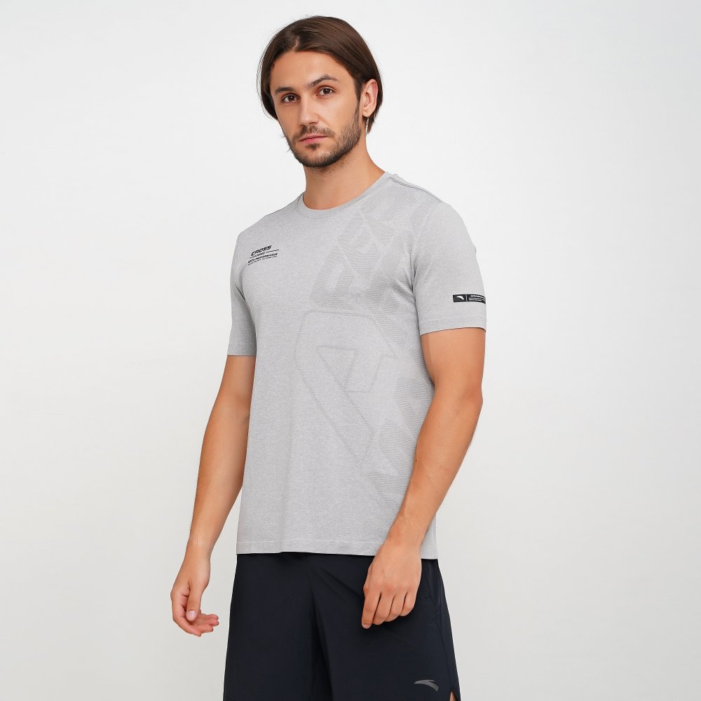 

Мужская футболка Anta Ss Tee Серый 52 (ant852037119-3)