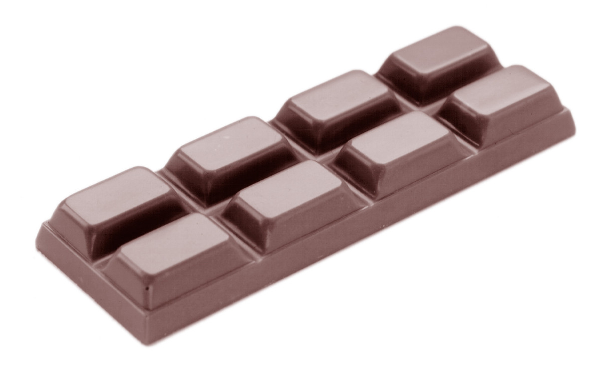 

Форма для шоколада Плитка 93x32x10 мм Chocolate World 1407 CW