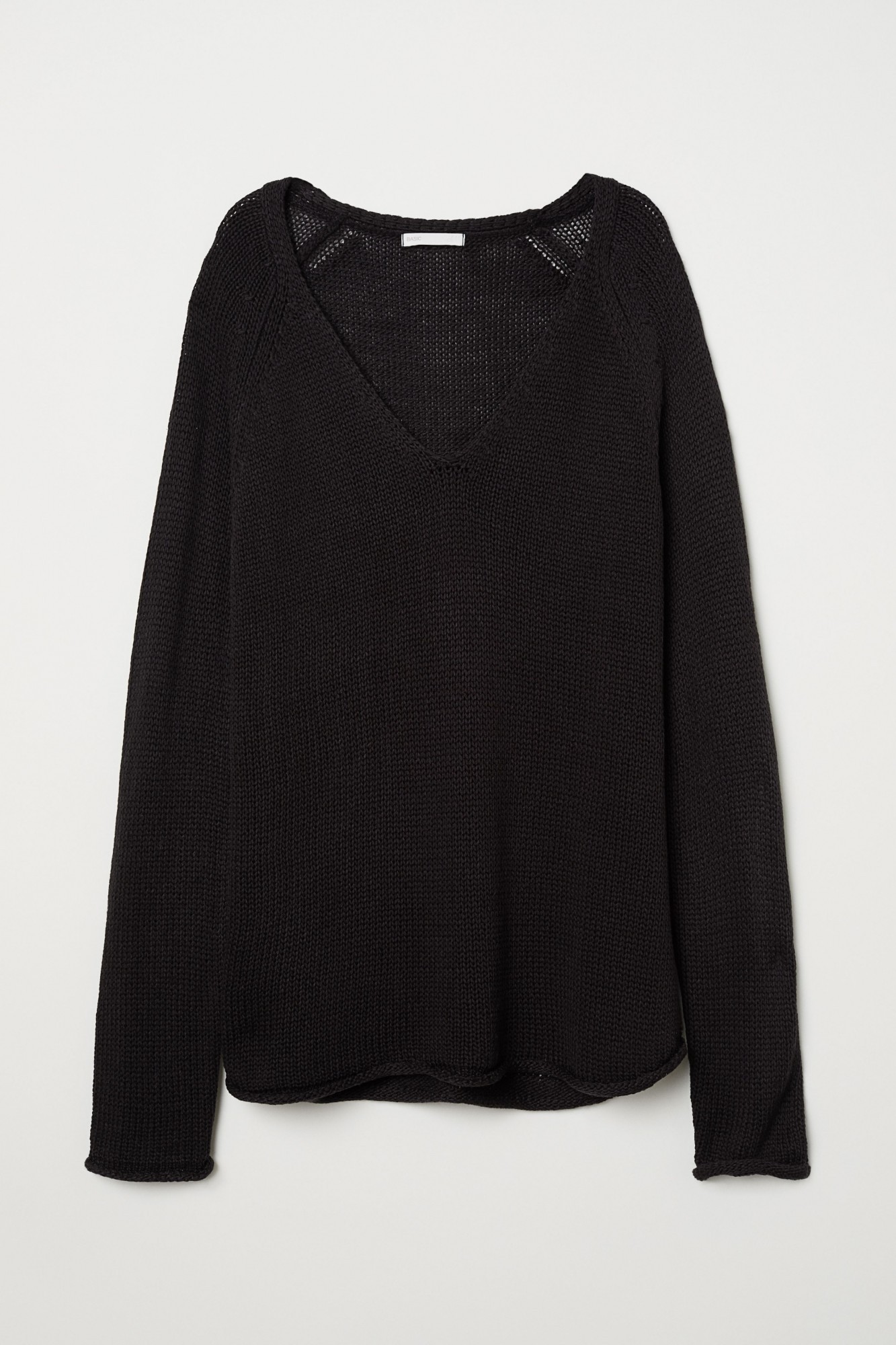 

Джемпер оверсайз H&M S черный 5325788wt