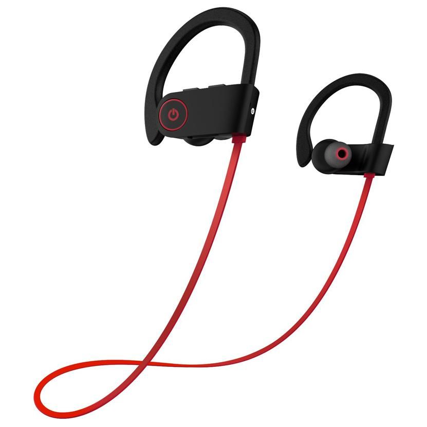 

Беспроводные наушники Bluetooth с микрофоном Alitek U8 Sport Stereo Black/Red (88303)