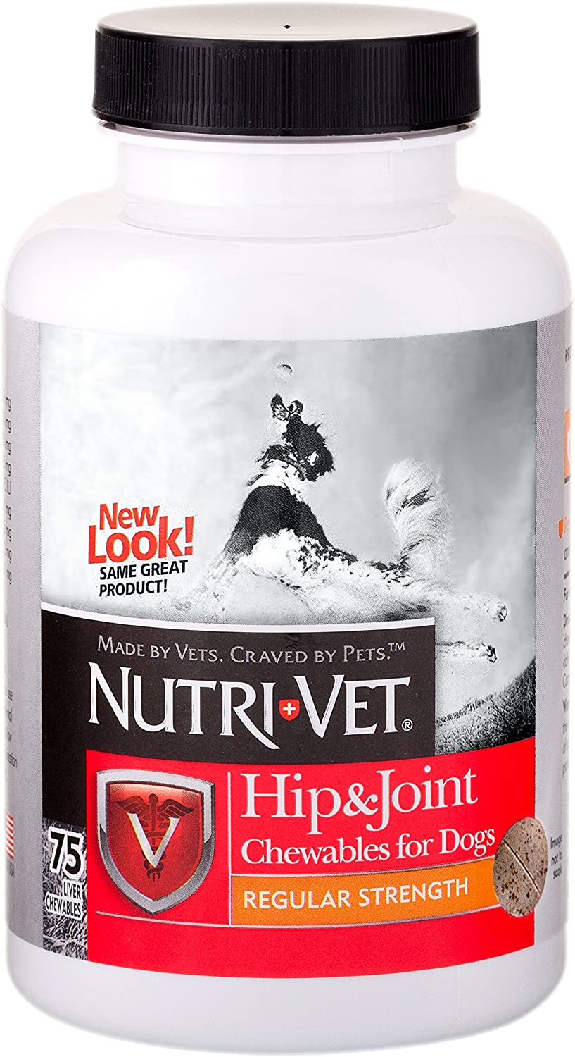 

Жевательные таблетки для собак Связки и Суставы 1й уровень Nutri-Vet Hip and Joint Regular Strength 75 табл