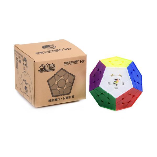 

Головоломка Мегаминкс YuXin Little Magic Megaminx V2 Цветной пластик без наклеек