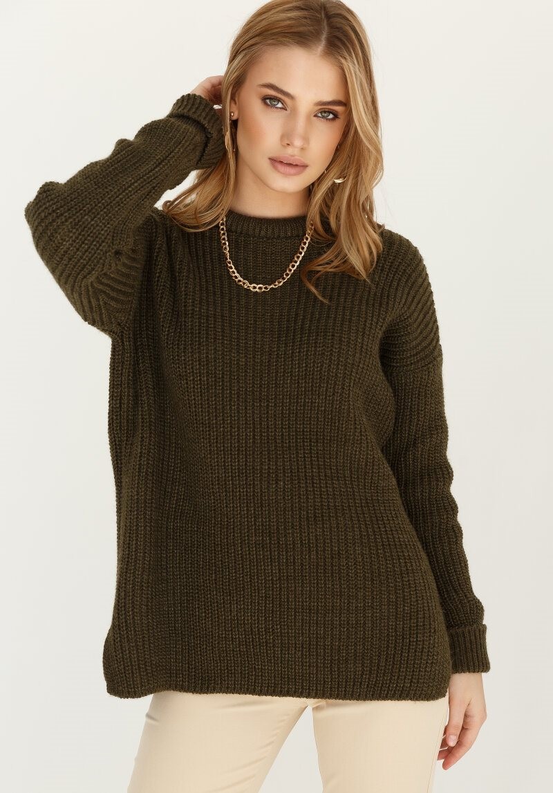 

Свитер GEPUR Теплый с разрезами UNI Хаки