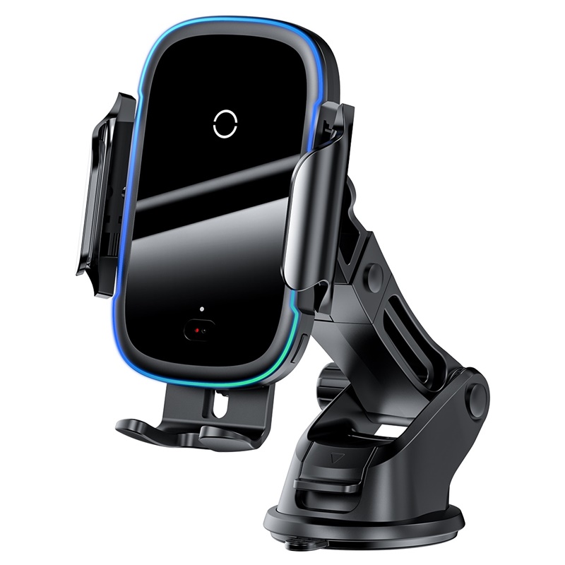 

Автодержатель с беспроводной зарядкой BASEUS Auto Lock Light Electric Holder with Wireless Charger |15W| Автоматический