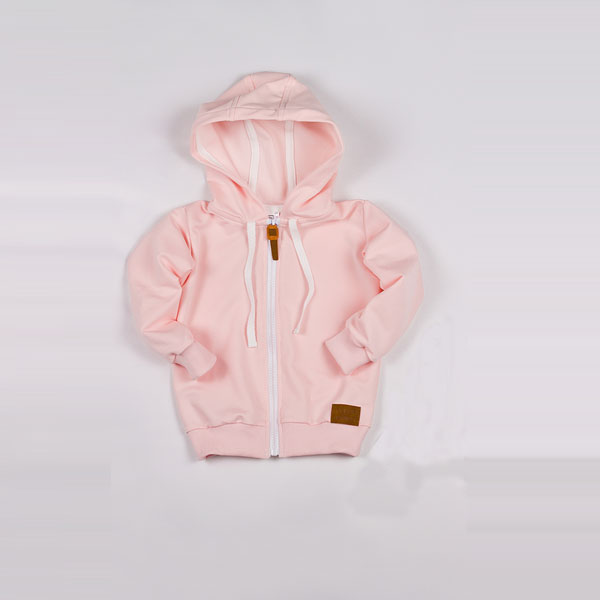 

Кофта Little Bunny скапюшоном на молнии 128см Розовая