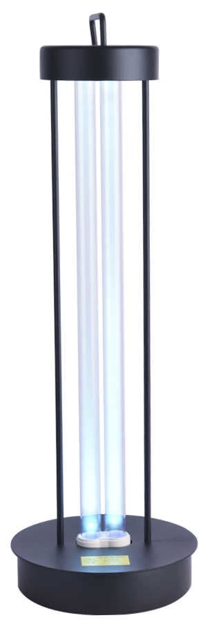Акция на Бактерицидная настольная лампа Ultralight UL 2 36Вт черная от Rozetka UA