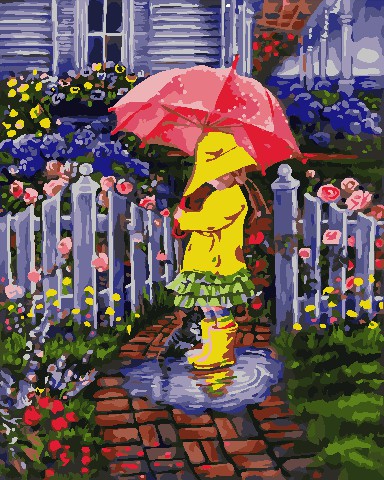 

Картина по номерам ArtStory Дождливый день 40*50 см (в коробке) арт.AS0764