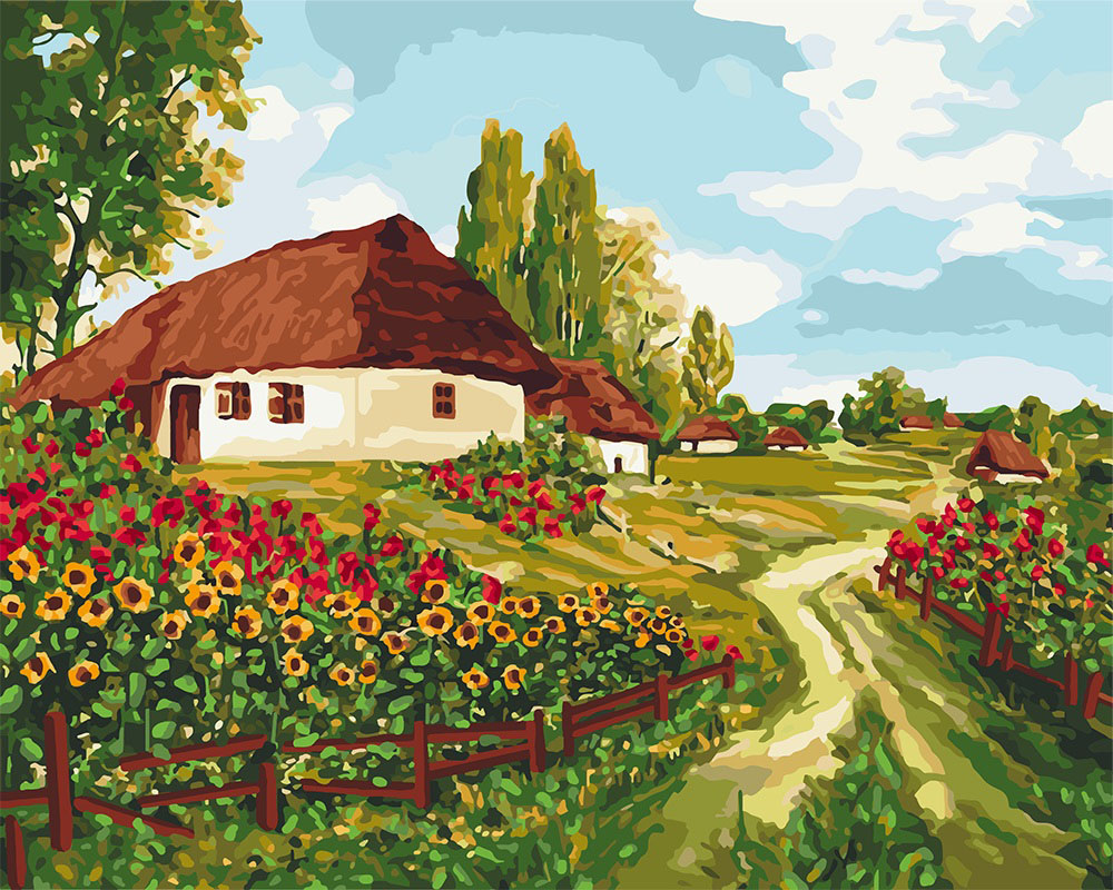 

Картина по номерам Идейка Украинскими тропами 40*50 см (в коробке) арт.KH2277