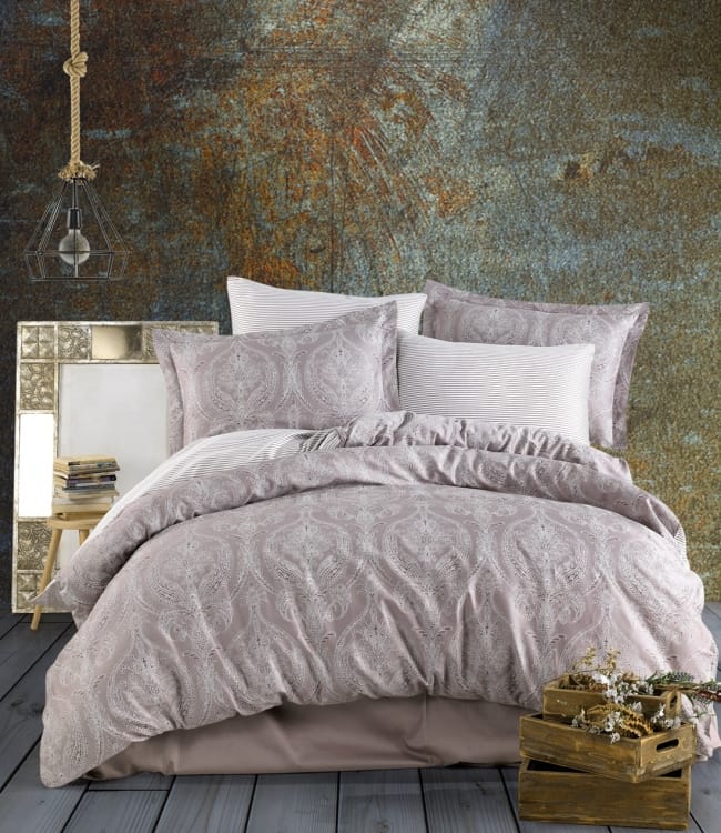 

Комплект постельного белья Zugo Home Евро сатин Jacquard brown арт.ts-01842