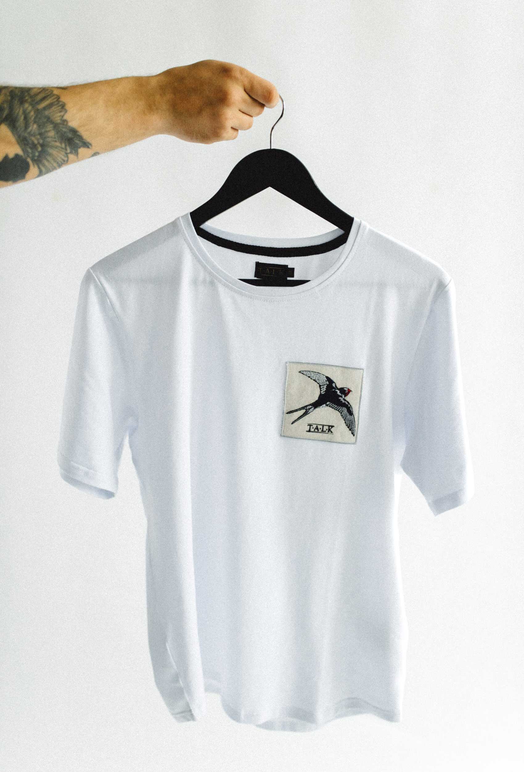 

Чоловіча футболка TALK White Swallow XXL Біла