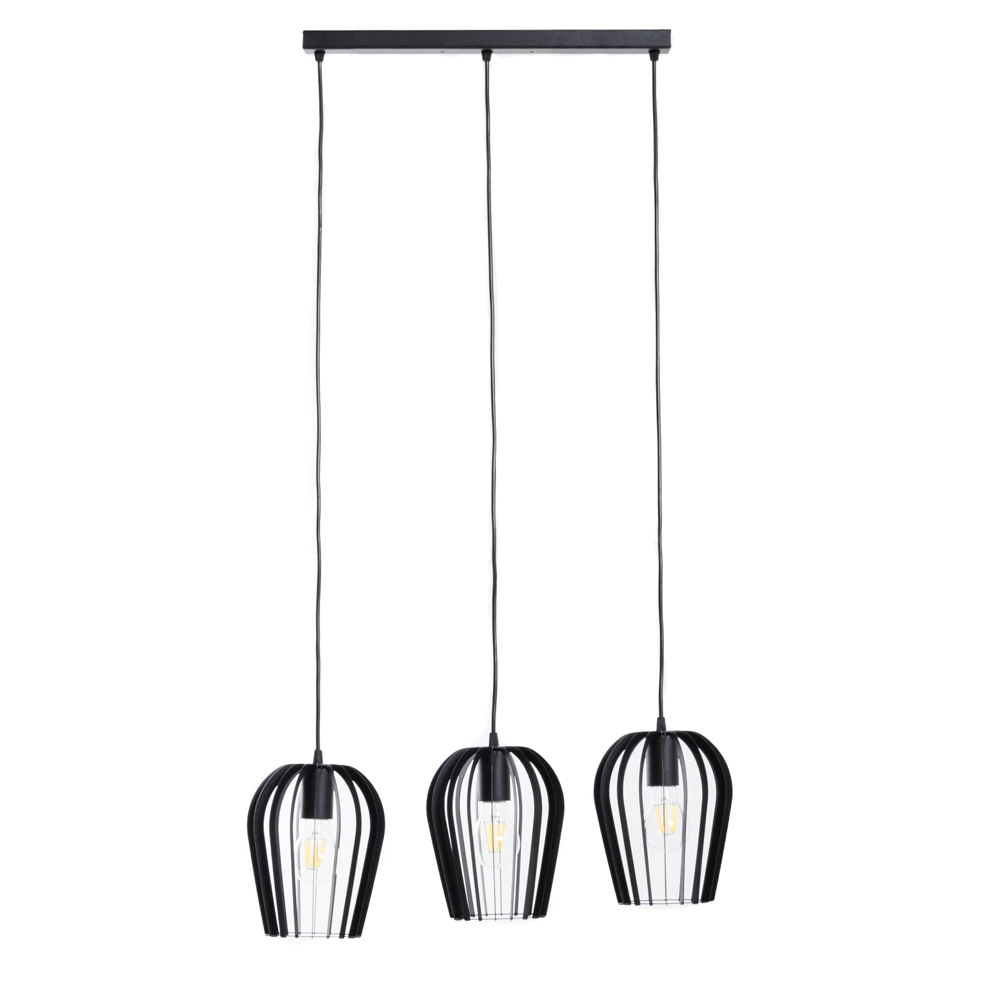 

Подвесная люстра Atma Light 100х16х20 см Черный 000127829