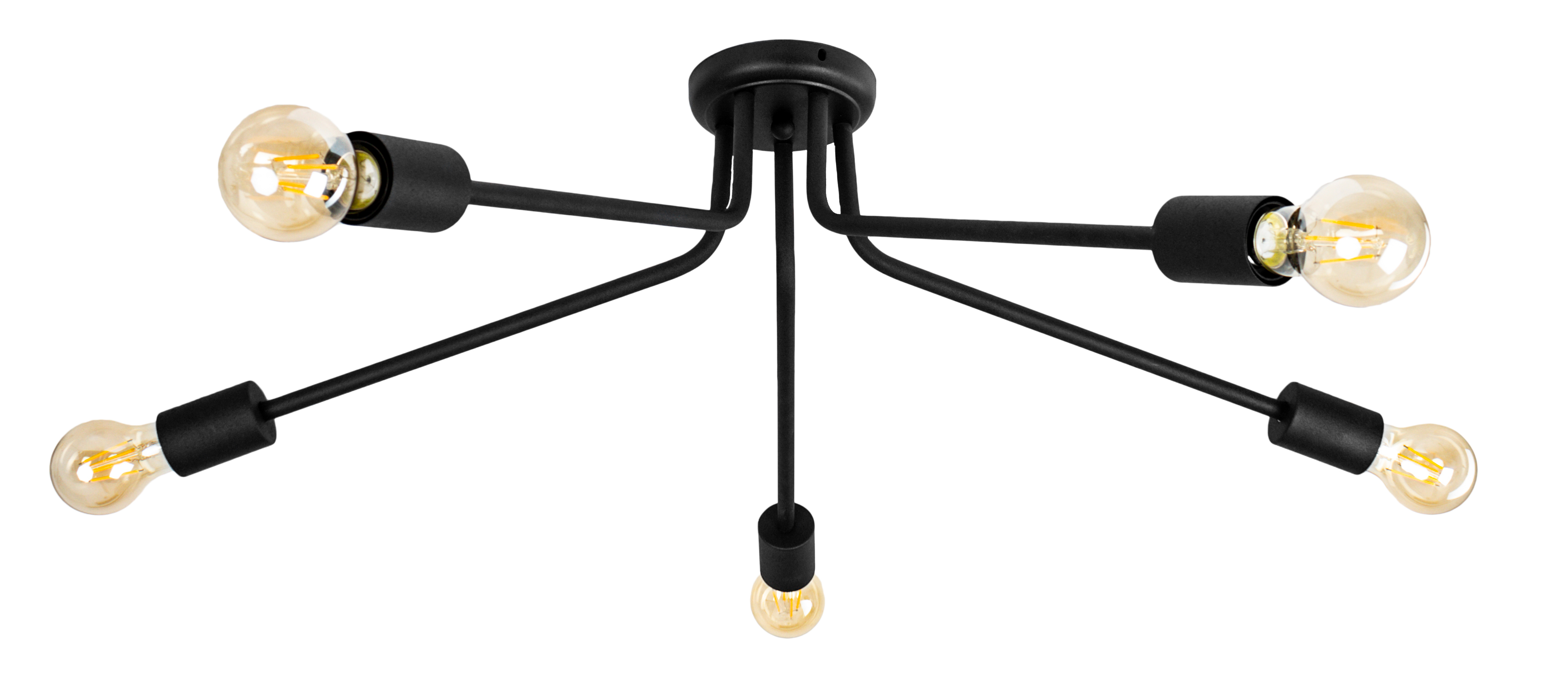 

Потолочная люстра Atma Light 25х78х78 см Черный 000127914