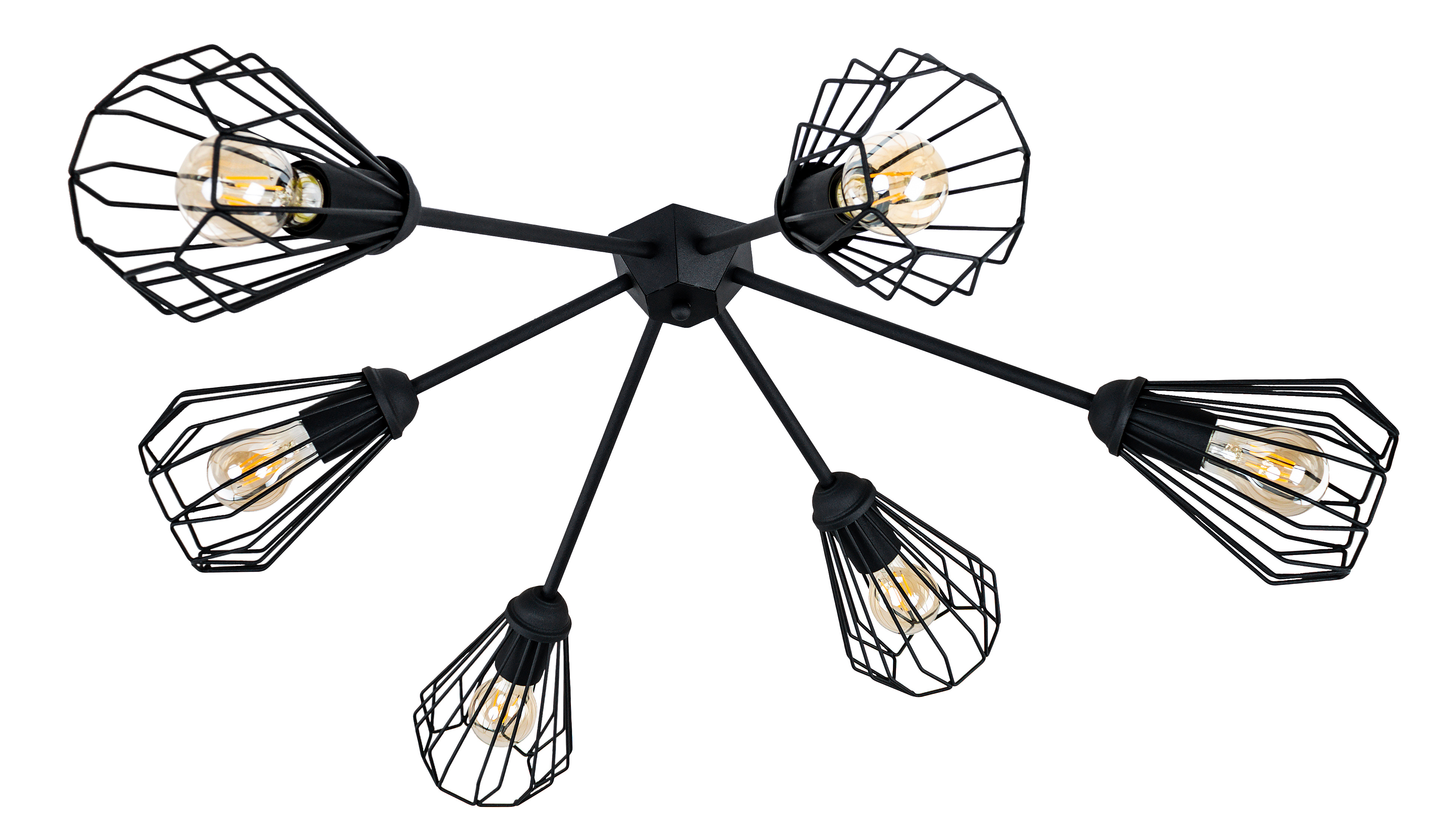 

Потолочная люстра Atma Light 32х96х96 см Черный 000127813