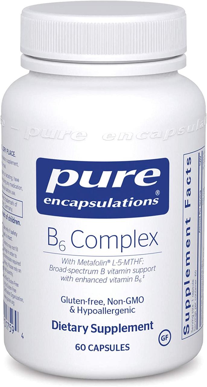 

Биологически активная добавка Pure Encapsulations B6 Complex 60 капсул