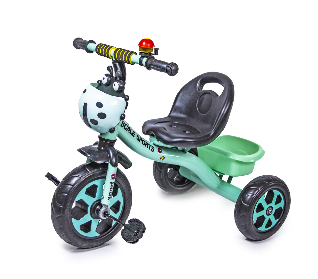 

Трехколесный велосипед детский Scale Sport Бирюзовый
