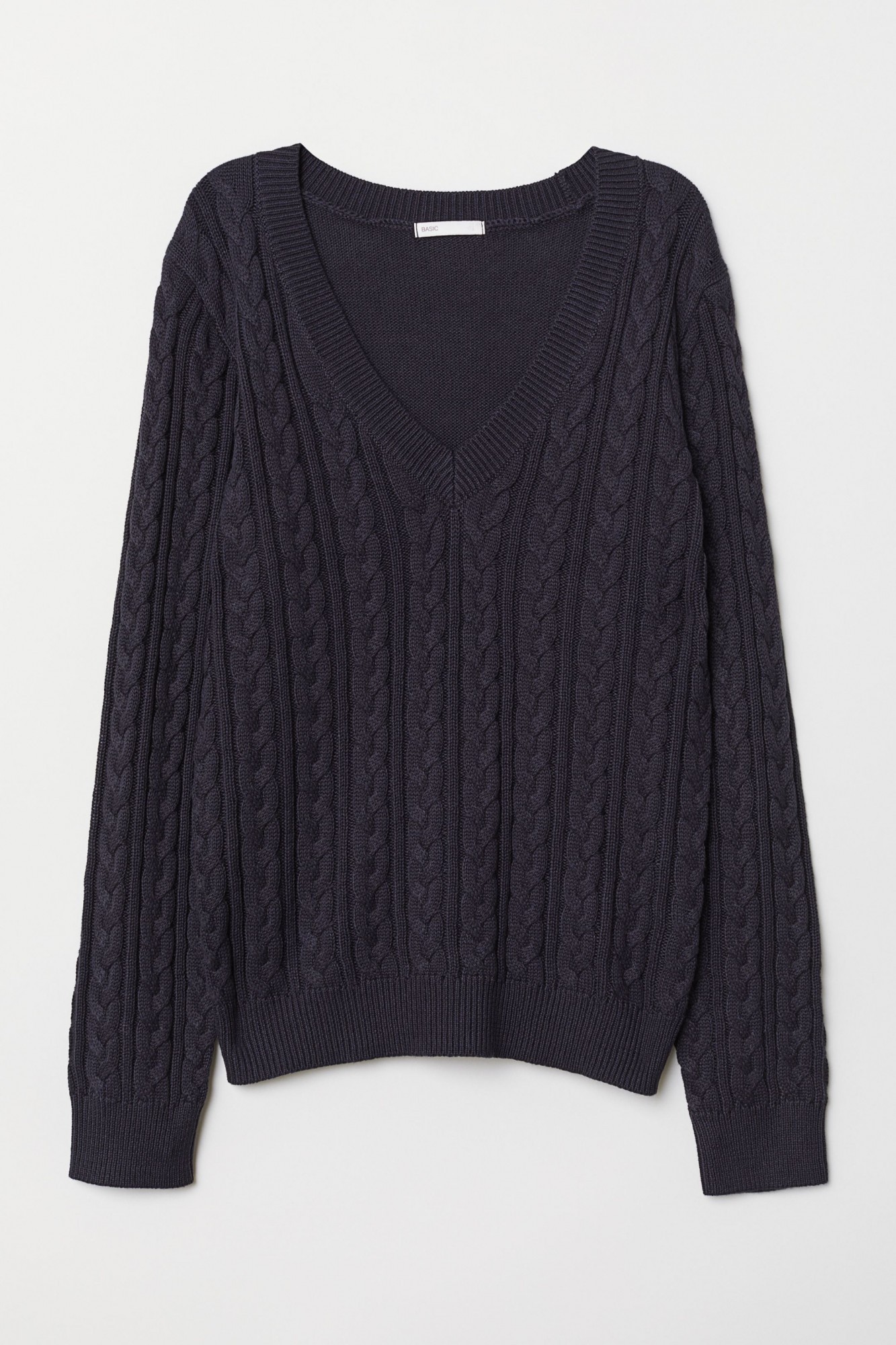 

Джемпер H&M M темно-синий 6782918wt