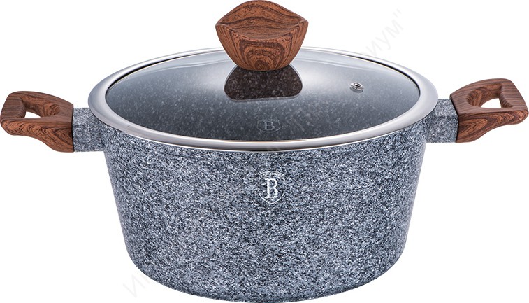 

Кастрюля Berlinger Haus Forest Line Original Brown Edition с крышкой 4.1л D24см Алюминий BH-1197