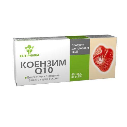 

Таблетки Элит-фарм Коэнзим Q10 № 80 (1233968027)