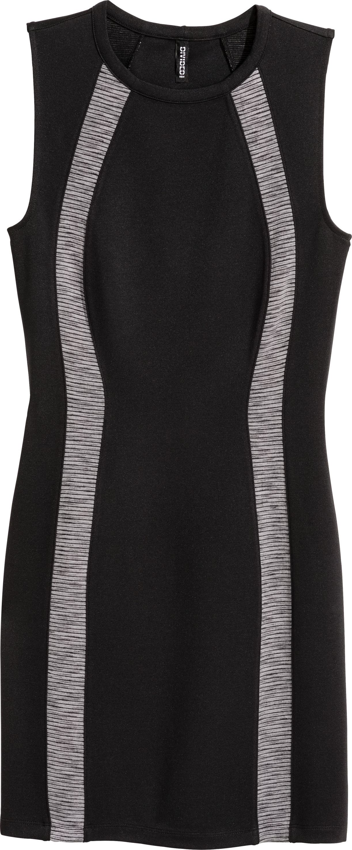 

Платье H&M XAZ127840HYLQ  Черно-серое, Платье H&M XAZ127840HYLQ 42 Черно-серое