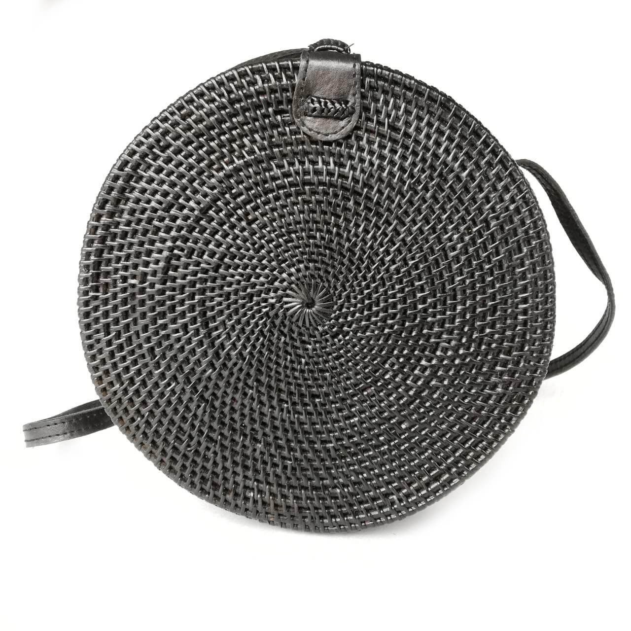

Женская сумка плетеная из ротанга FRANGI BB0298 20см черная