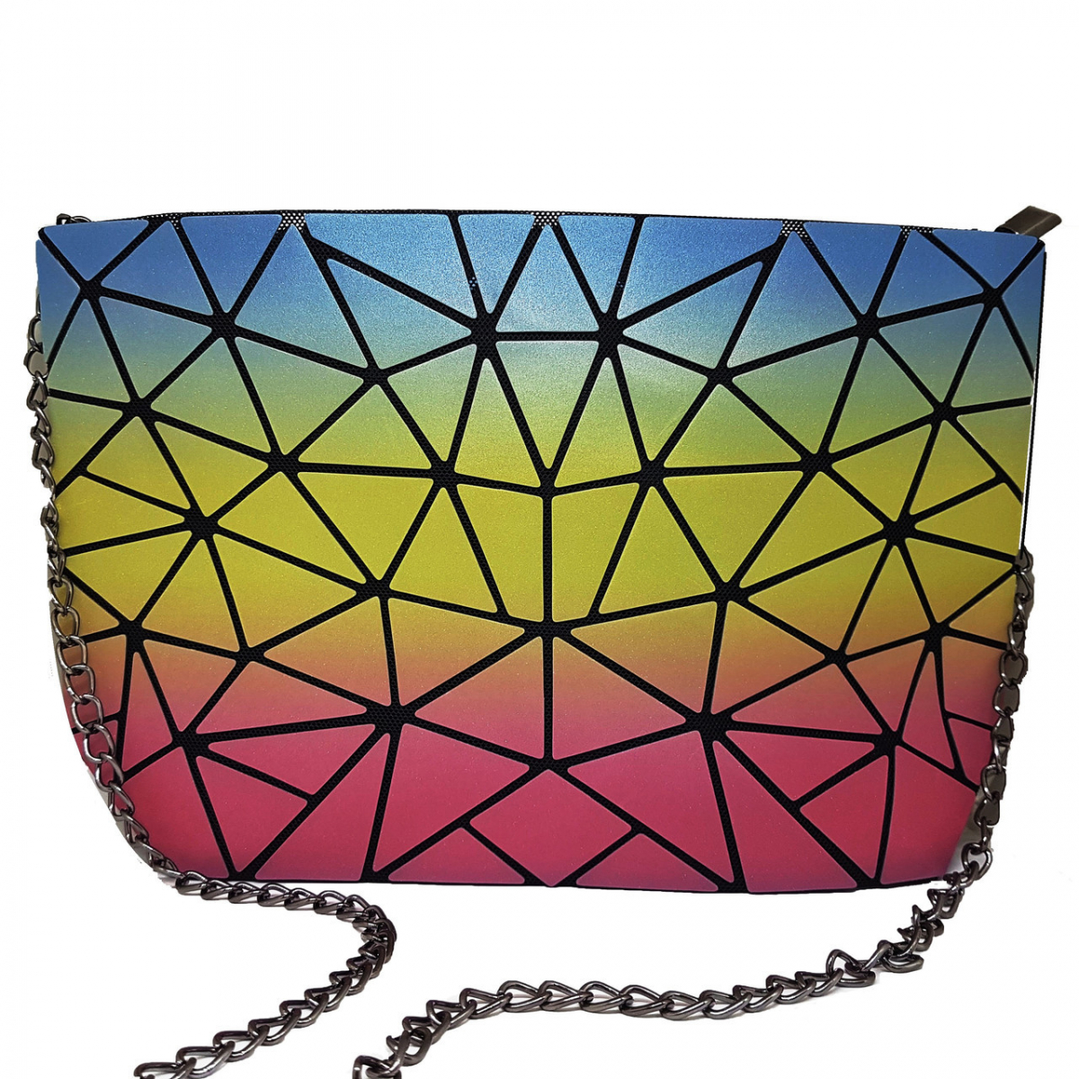 

Клатч на молнии Geometry Rainbow