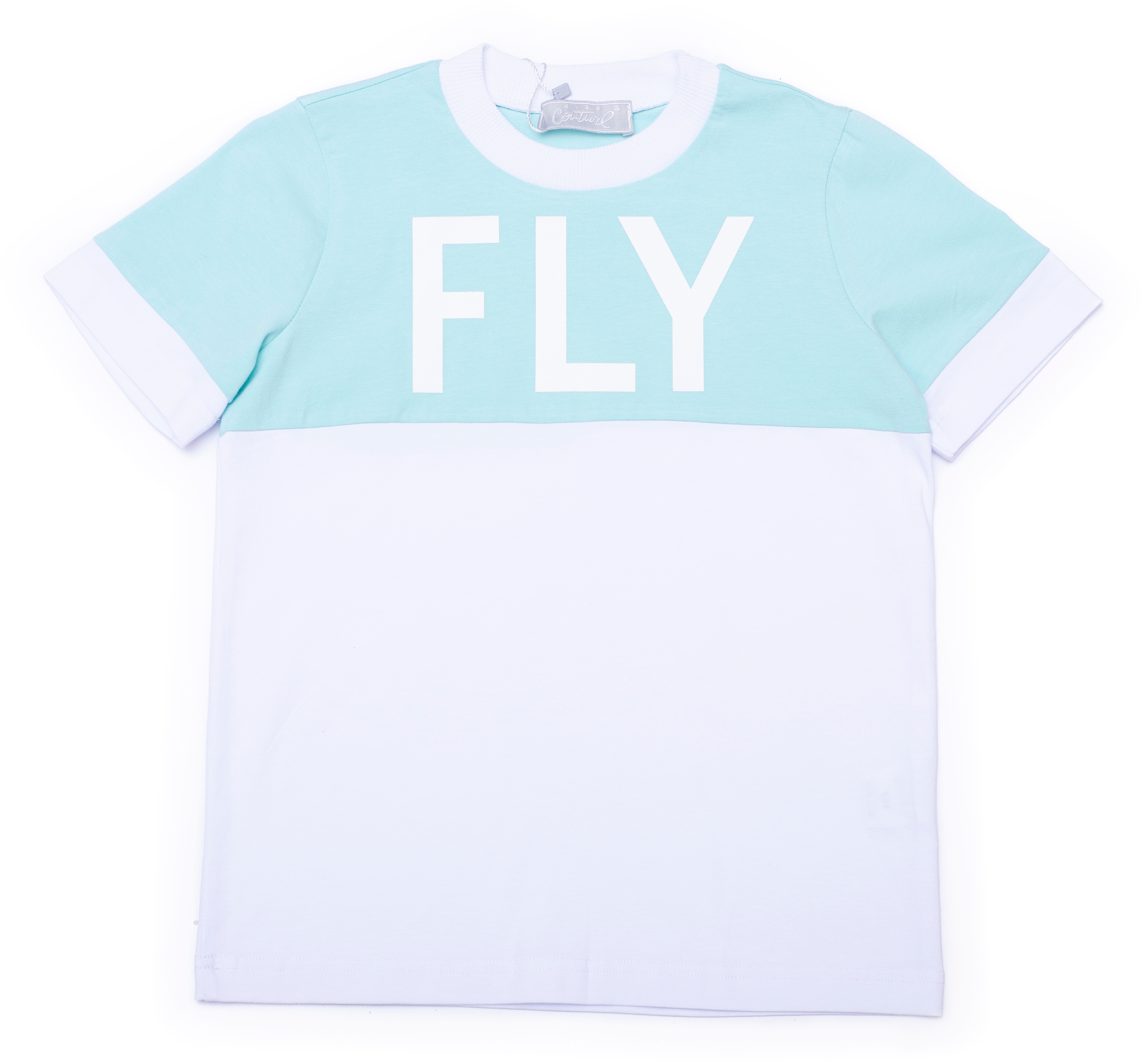 

Футболка KidsCouture 90602673 110 см Мятная