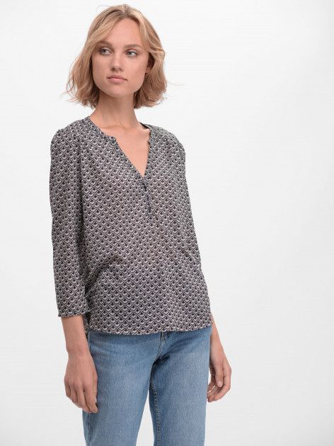

Блузка H&M 3080614-ABOU XS Черная с белым