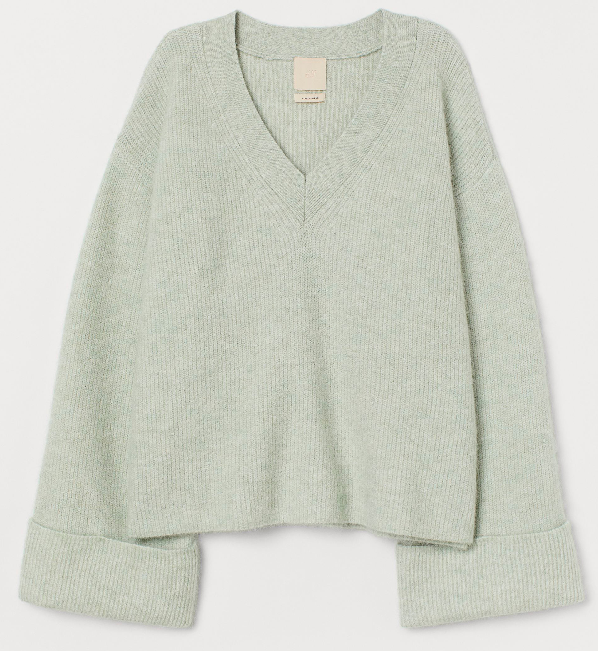 

Пуловер H&M 0789087-0 M Зеленый