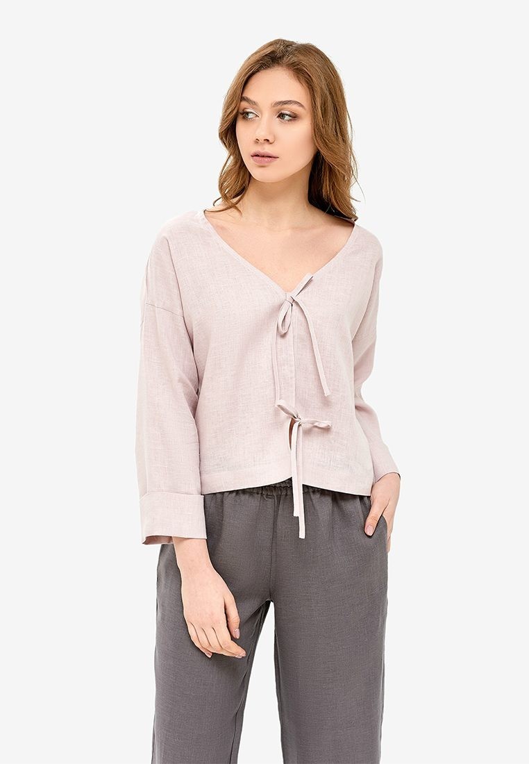 

Блуза LinenLove XL Нежно-розовая (Н3-2-XL)