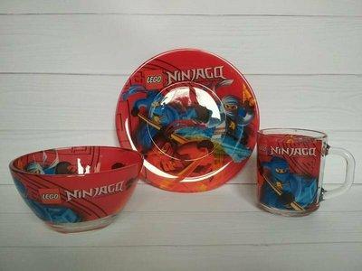 

Детская ударопрочная посуда Нинзяго / Детский набор стеклянной посуды Ниндзяго