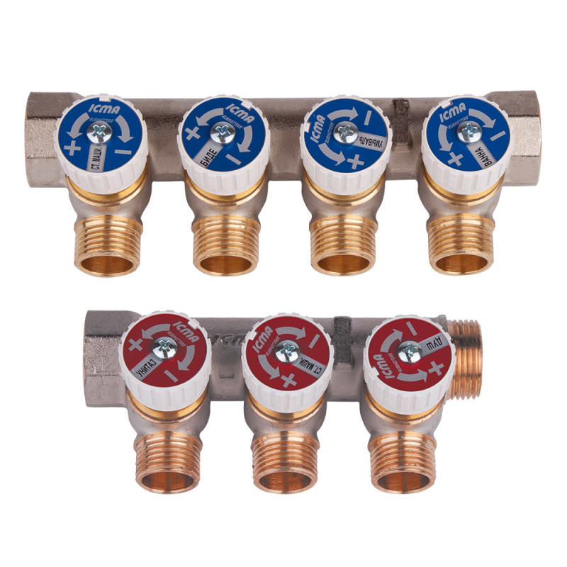 

Коллектор 3/4х2 резьба 1/2 Icma №227 5170 (CM)