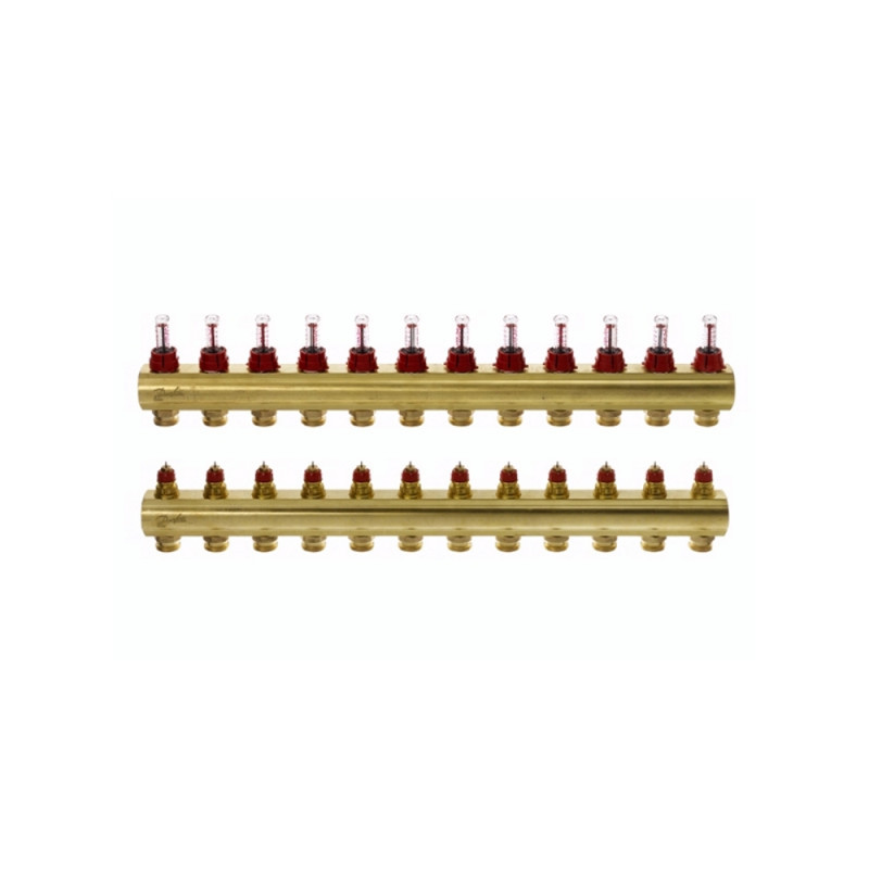 

Коллектор Danfoss FHF 12F с расходомерам (088U0532) 15292 (CM)