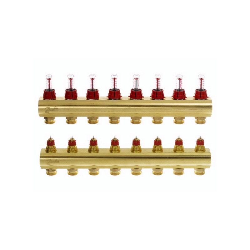 

Коллектор Danfoss FHF 8F с расходомерам (088U0528) 16181 (CM)