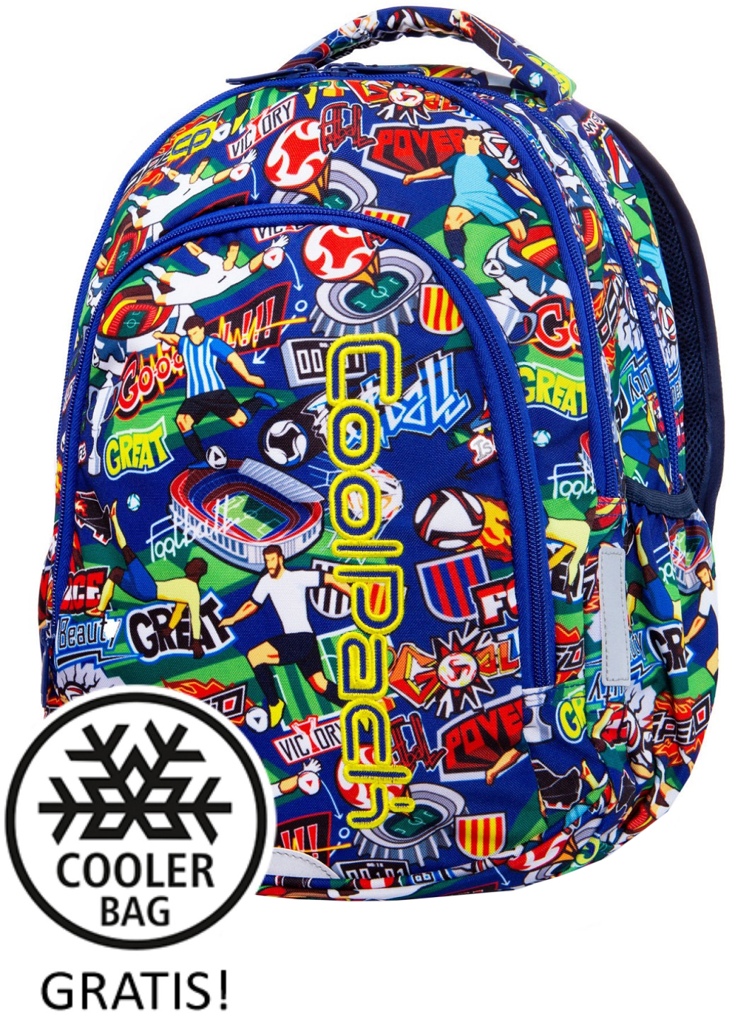 

Рюкзак с термосумкой CoolPack Prime Football 41 x 31.5 x 15 см 23 л (B25036)