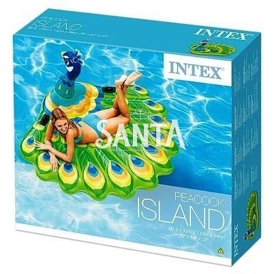 

Матрас надувной Intex Павлин (Peacock) арт. 57250. Отлично подходит для отдыха на море, в бассейне