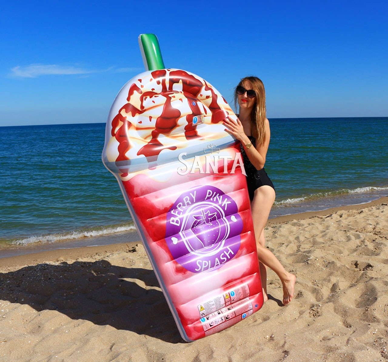 

Матрас надувной Intex Ягодный Коктейль (Berry Pink Splash) арт.58777. Отлично подходит для на моря, в бассейна