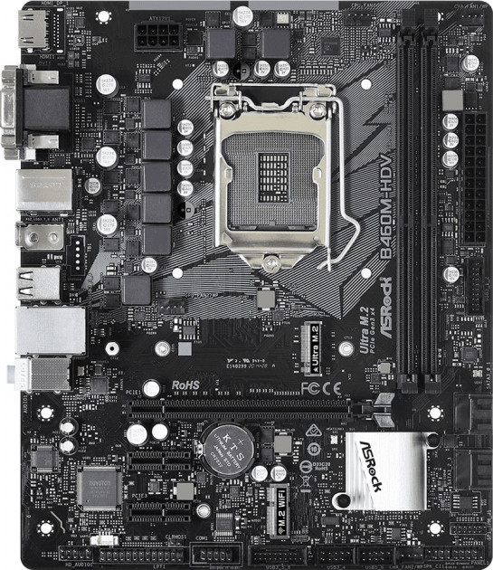 

Материнская плата ASRock B460M-HDV (s1200, Intel B460, PCI-Ex16)