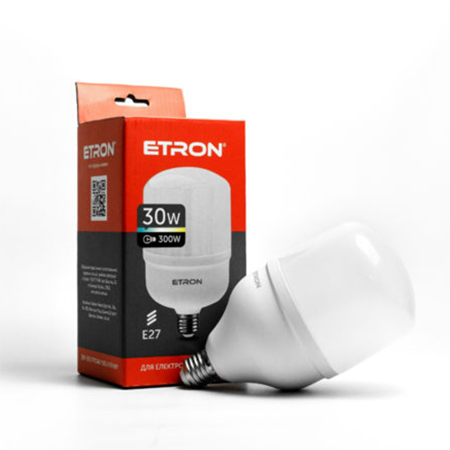 

LED лампа ETRON 1-EHP-303 T100 30W 6500K E27