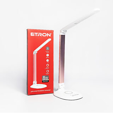 

Лампа настольная светодиодная ETRON Desk Lamp step 8W 3000-6000K White-Coral