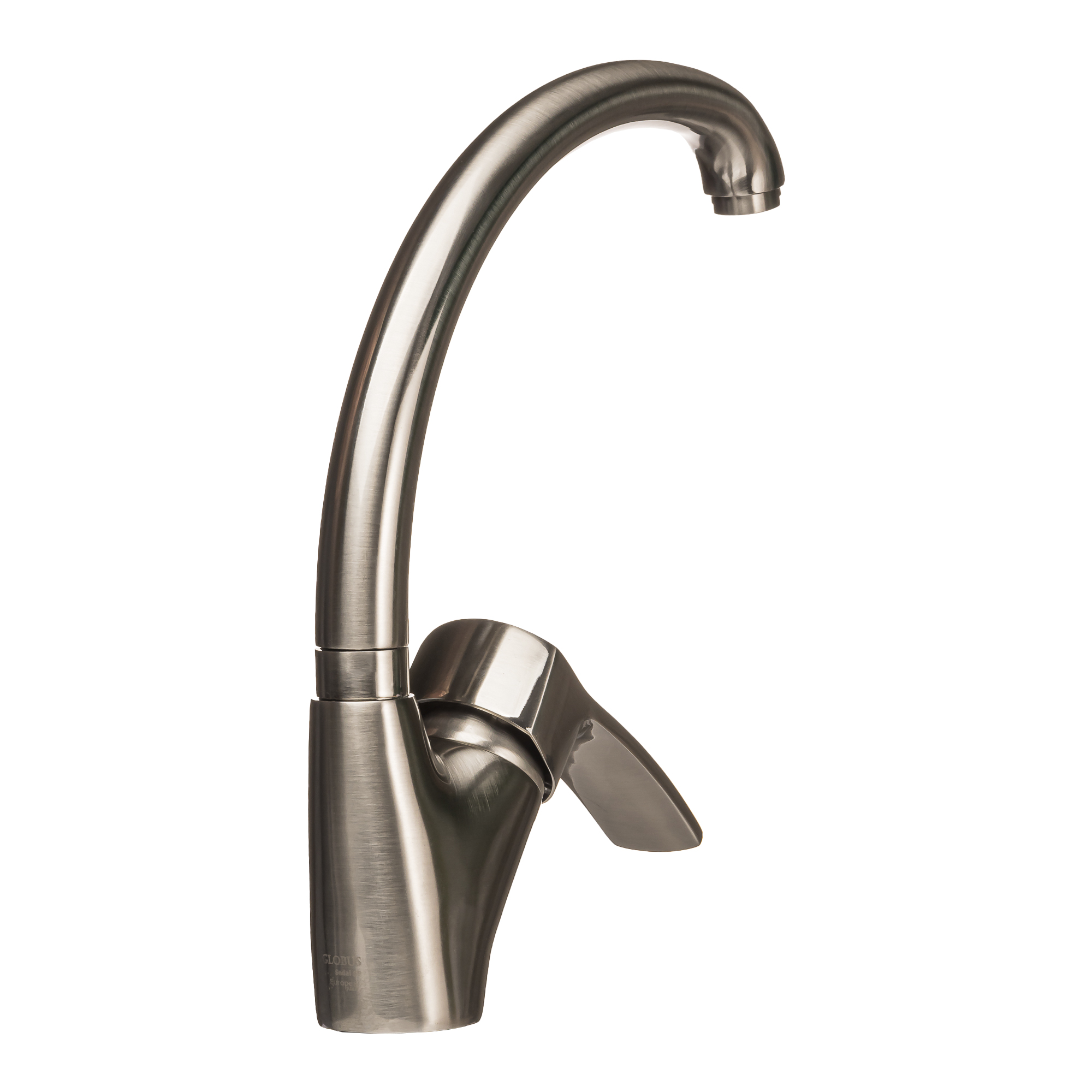 

Смеситель для кухни Globus Lux QUEENSLAND GLQU-0203S-BIG-ST STEEL