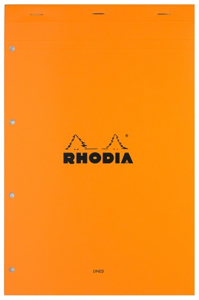 

Блокнот Rhodia legal pad 119 А4+ в лінію помаранчевий