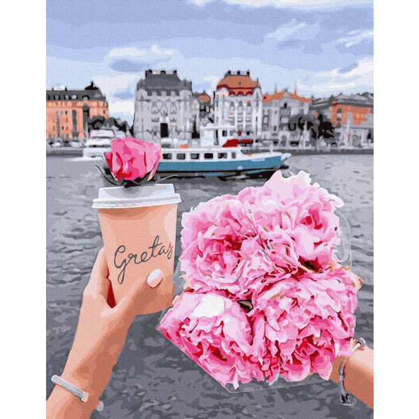 

Картина по номерам / анти-стресс раскраска Mono Art Прогулка с пионами (PGX34168)